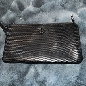 Lululemon Black Wallet Wristlet